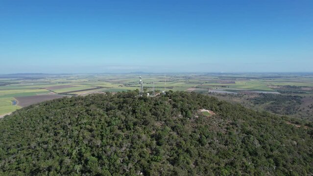 Cinematic aerial footage of Mt Inkerman Queensland, Australia