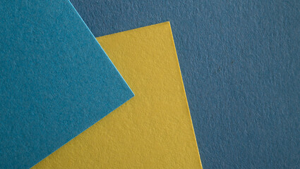 colorful yellow blue paper texture for banner background