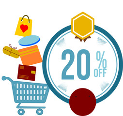 20 paper percent discount rabbit easter