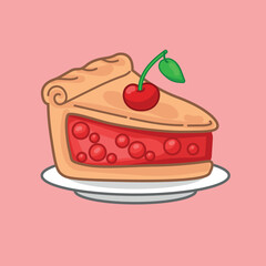 cake with cherry