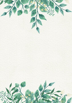 Watercolor floral delicate textures background, wedding