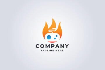 Game Fire Logo Pro Template
