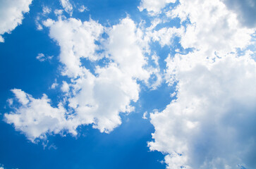 blue sky with clouds