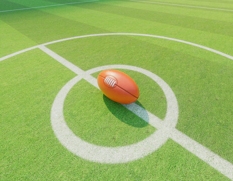 Aussie Rules Stadium and Ball
