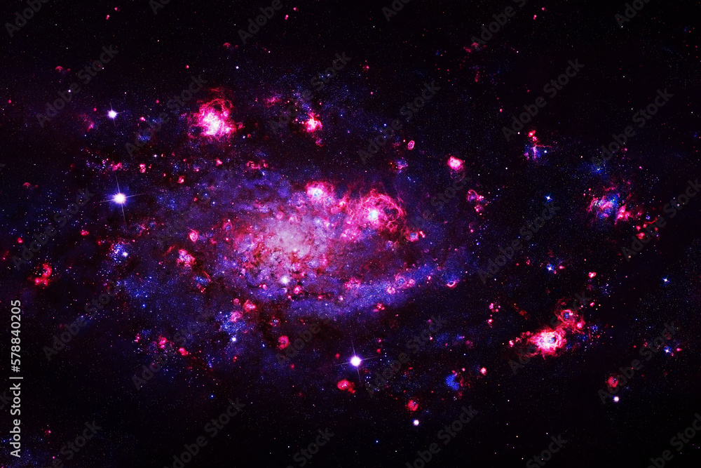 Wall mural beautiful starry space background. elements of this image furnishing nasa.