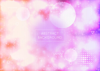 Modern Background. Blue Space Shape. Memphis Flyer. Shiny Layout. Motion Dots. Retro Fluorescent Magazine. Digital Texture. Rainbow Fluid. Violet Modern Background