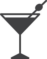 Icono de copa de Martini. Vector