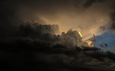 Storm Clouds at Sunset