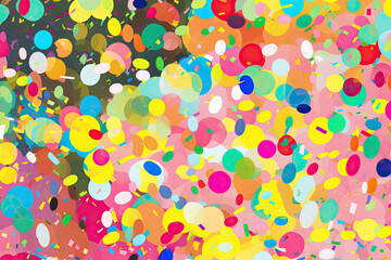 colorful confetti raining from the sky, wallpaper, party, birthday