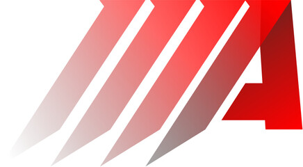 red and white arrows