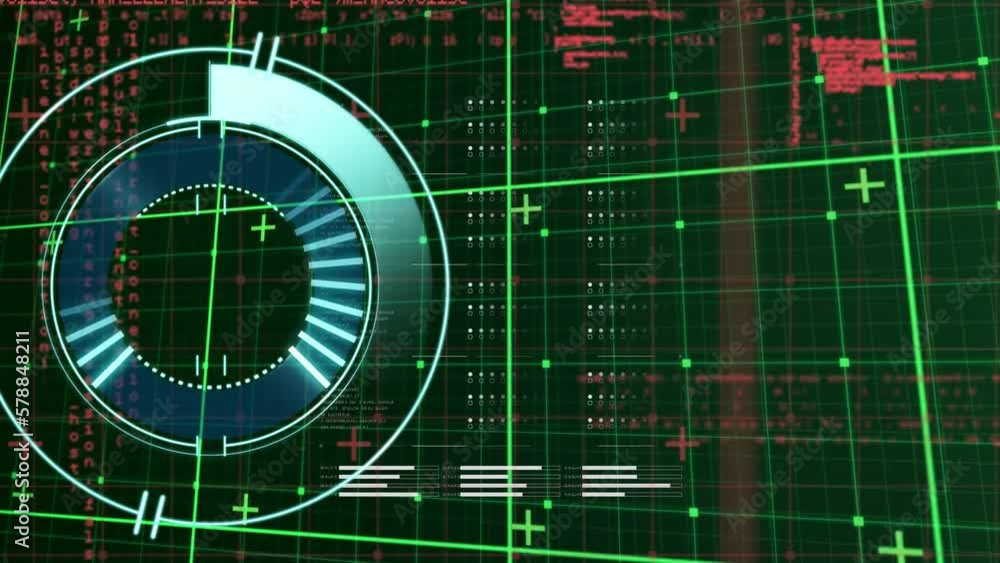 Poster animation of scope scanning over data processing on grid