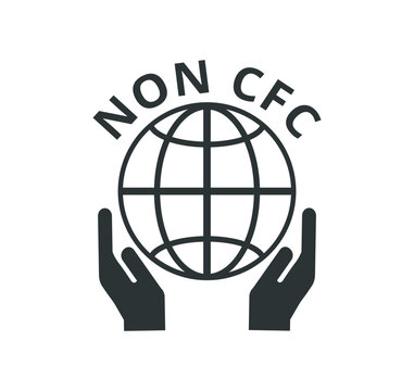 Monochromatic Non CFC icon. 