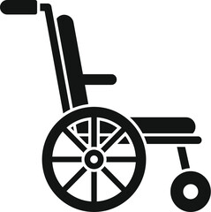 Arthritis wheelchair icon simple vector. Pain joint. Hand knee doctor