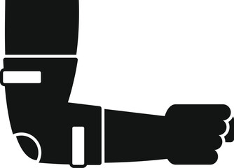 Elbow injury icon simple vector. Joint pain. Doctor inflammation