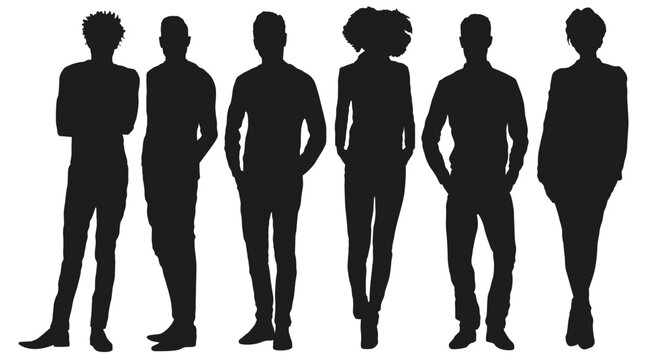 People silhouettes 48
