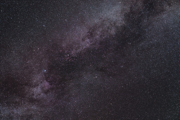 Milky way - starry night sky 