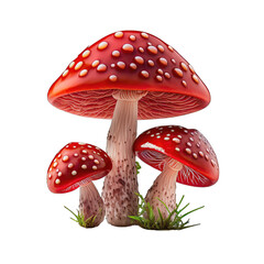 a red mushroom, png
