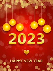 2023 Chinese happy new year greeting card - banner design