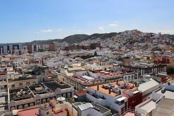 Blick vom Kirchturm der Santa Ana Kathedrale über Las Palmas