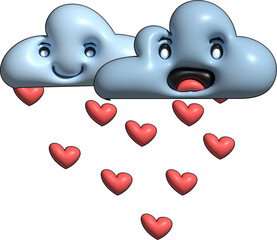 love icons.Collection of hand drawn hearts. cute heart,love, red heartsjThey are on design on white background.