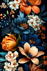 Beautiful flowers, generative ai