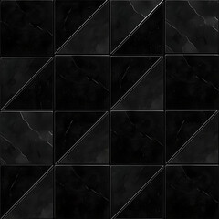 black granite pattern tile made with Generative AI