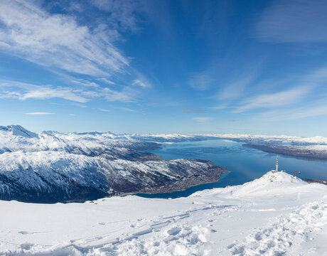 Skii tripp hiking up in Narvik 