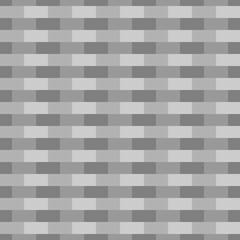 Seamless surface pattern design with blocks. Bricks cladding wall. Rectangle slabs tessellation vector. Repeated grey checks ornament background. Mosaic motif. Walling wallpaper. Digital paper. Vector