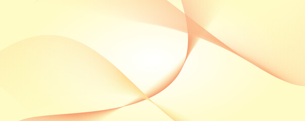 イエローの水の流れのようなウェーブ背景