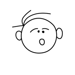 faces of people hand drawn 