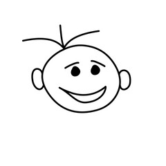 faces of people hand drawn 