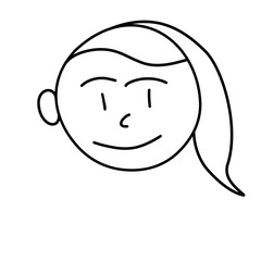 faces of people hand drawn 