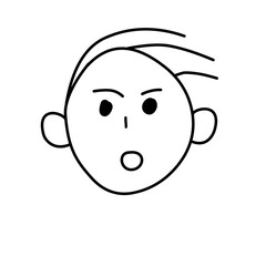 faces of people hand drawn 