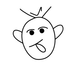 faces of people hand drawn 