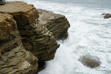 Rocky Ocean Shoreline
