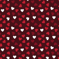 Valentine's Day Love Seamless Pattern - Festive Valentine theme repeating pattern design