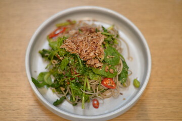 A beautiful food at the cafe