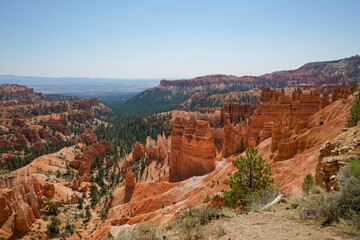 Fototapeta na wymiar The Bryce Canyon National Park, Utah, United States