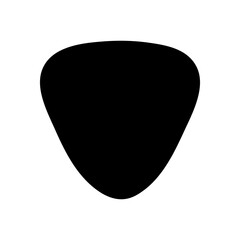 Pick guitar icon vector logo flat illustration on white background..eps
