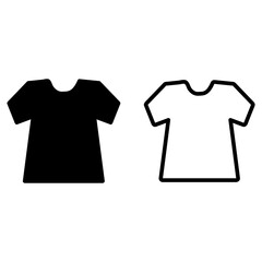 T Shirt icon vector trendy style illustration on white background..eps