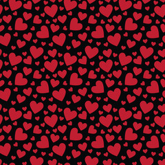 Valentine's Day Love Seamless Pattern - Festive Valentine theme repeating pattern design