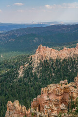Fototapeta na wymiar Scenic view inside Bryce Canyon National Park in Utah