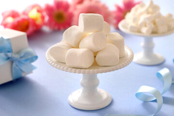 ホワイトデー　バレンタインデー　マシュマロ