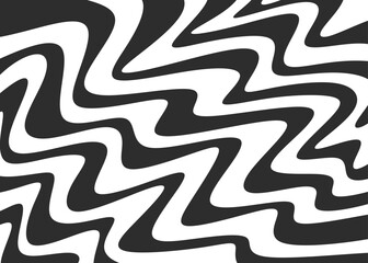 Minimalist background with cute wavy lines pattern