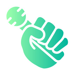 karaoke gradient icon