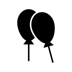 balloons icon or logo isolated sign symbol vector illustration - high quality black style vector icons

