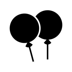 balloons icon or logo isolated sign symbol vector illustration - high quality black style vector icons
