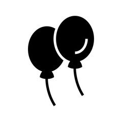 balloons icon or logo isolated sign symbol vector illustration - high quality black style vector icons
