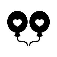 balloons icon or logo isolated sign symbol vector illustration - high quality black style vector icons
