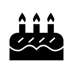 cake icon or logo isolated sign symbol vector illustration - high quality black style vector icons
